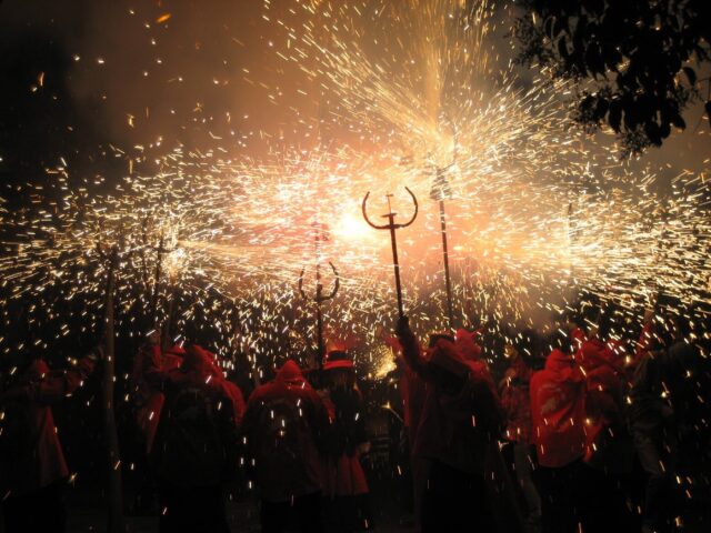 The Crazy festival of Barcelona